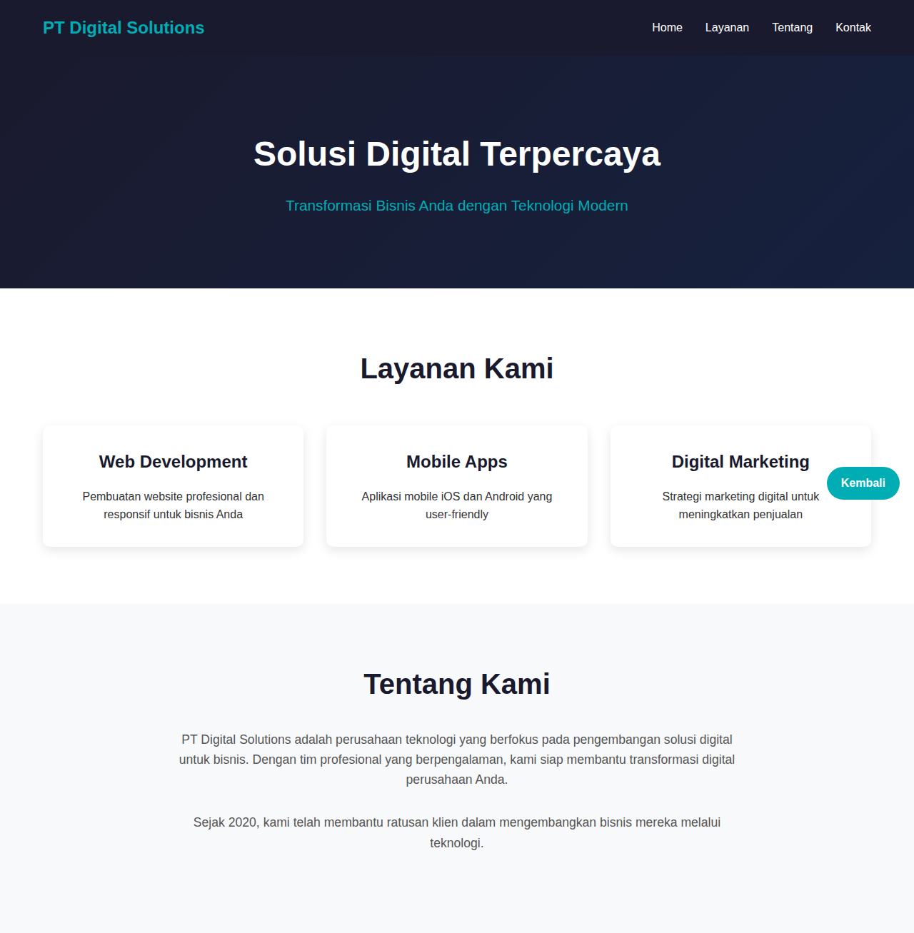 Company Profile Example